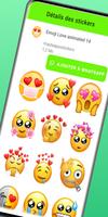 animés Emoji Love capture d'écran 1