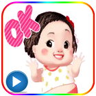 Animated Funny Baby Stickers-icoon