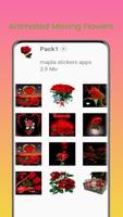 Animated  Flowers Stickers For WhatsApp capture d'écran 2
