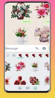 Animated  Flowers Stickers For WhatsApp capture d'écran 3
