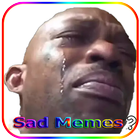 Sticker Sad Memes and phrases-icoon