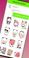 Animated White Panda Stickers screenshot 2