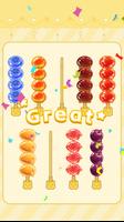 Tanghulu Sort - Color Puz Game تصوير الشاشة 1