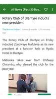 Malawi News App captura de pantalla 2