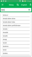 Malay English Dictionary captura de pantalla 1