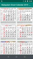 Malayalam Smart Calendar 2019 - Offline ポスター
