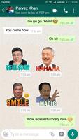 Malaisie Singapour célébrités WAStickerApps capture d'écran 1