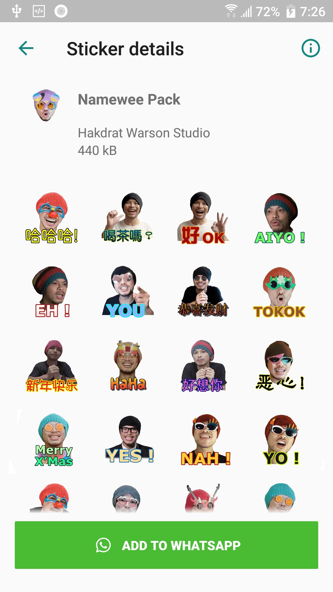 Malaysia Singapore Celebrities Wastickerapps For Android Apk