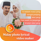 Malay Photo Lyrical Video Maker أيقونة