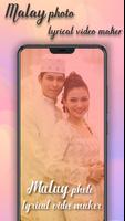 Malay Photo Lyrical Video Maker الملصق