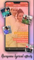 Malay Photo Lyrical Video Maker تصوير الشاشة 1