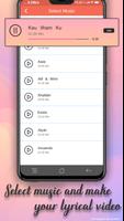 Malay Photo Lyrical Video Maker تصوير الشاشة 3