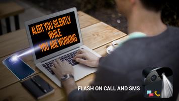 Flash on Call and SMS, Automatic Flash light poster