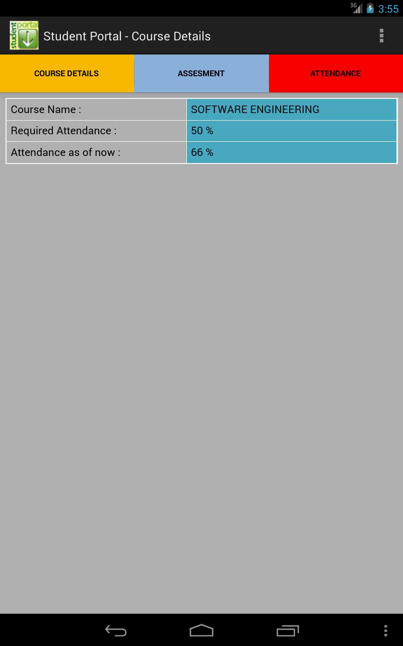 Student portal