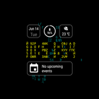 Text Grid Watch Face-icoon