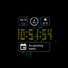 Text Grid Watch Face icono