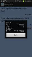 Moody Chart Calculator captura de pantalla 1