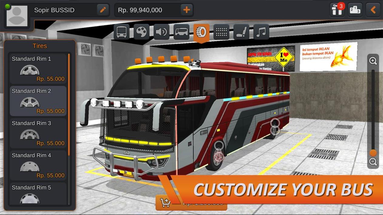 Bus Simulator Indonesia ภาพหน้าจอ 3