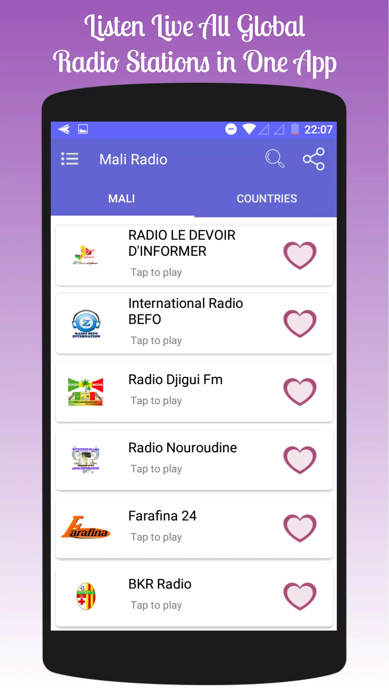 All Mali Radios in One App APK pour Android Télécharger