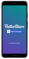 FlutterShare الملصق