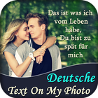 German Text On My Photo icône
