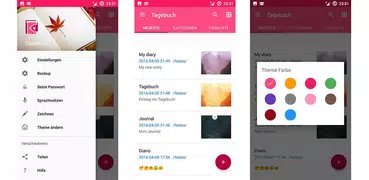 Tagebuch App mit Passwort