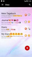 Diary الملصق