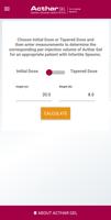 Acthar Gel IS Dosing Calculator screenshot 1