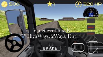 King of the Roads : MB Actros Truck Sim capture d'écran 3