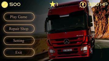 King of the Roads : MB Actros Truck Sim Affiche