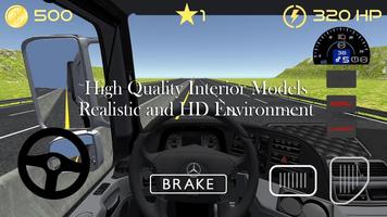 King of the Roads : MB Actros Truck Sim capture d'écran 1