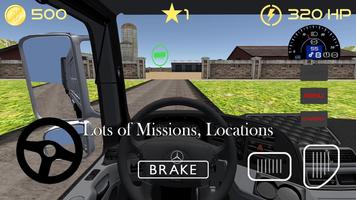 King of the Roads : MB Actros Truck Sim capture d'écran 2