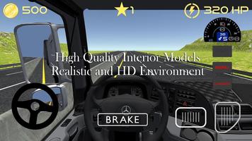 Yolların Kralı: MB Actros Truck Sim Ekran Görüntüsü 1