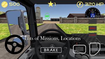 Yolların Kralı: MB Actros Truck Sim Ekran Görüntüsü 2