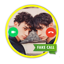 American Boys call you : Fake call and keu Thema APK