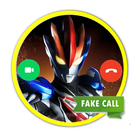 Video call with Ultraman zero - Fake call icon