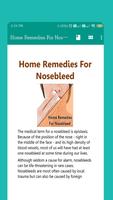 Home Remedies For Nosebleed اسکرین شاٹ 1