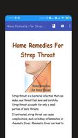 Home Remedies For Strep Throat capture d'écran 1