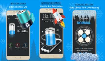 Battery Saver: Batteriekühler- Plakat