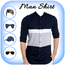 Man Blue Shirt Photo Suit APK