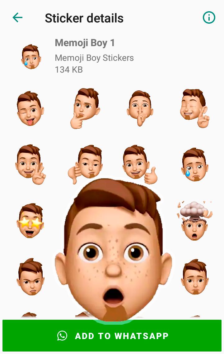 Memoji Boy Apple Stickers for WhatsApp for Android APK Memoji Boy Apple Stickers for WhatsApp for Android APK