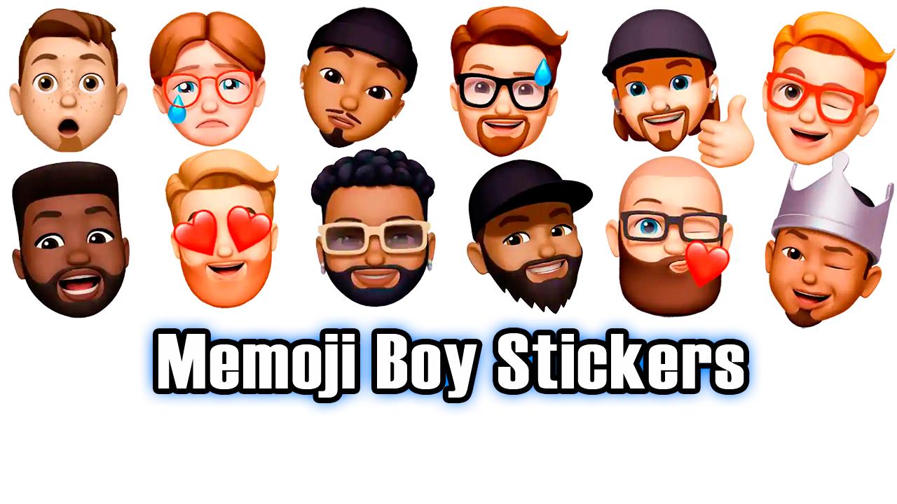  Memoji  Boy Apple Stickers for WhatsApp  for Android  APK 