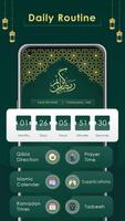 Ramadan-Kalender: Gebetszeiten Plakat