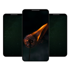 Black Wallpaper and Backgrounds App icône