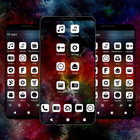 HD Black Wallpapers and Theme icône