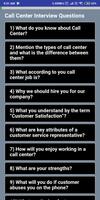 Call Center Interview Questions Affiche