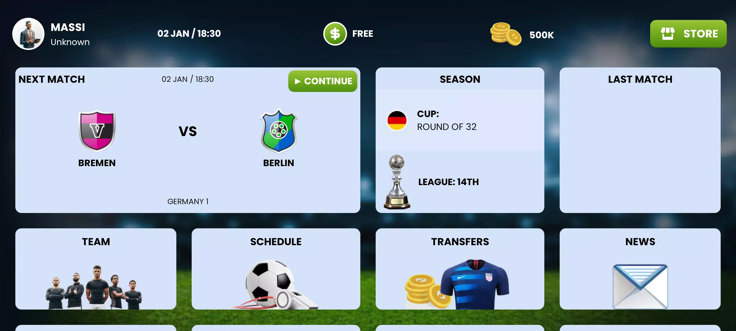 City Football Manager (soccer)
