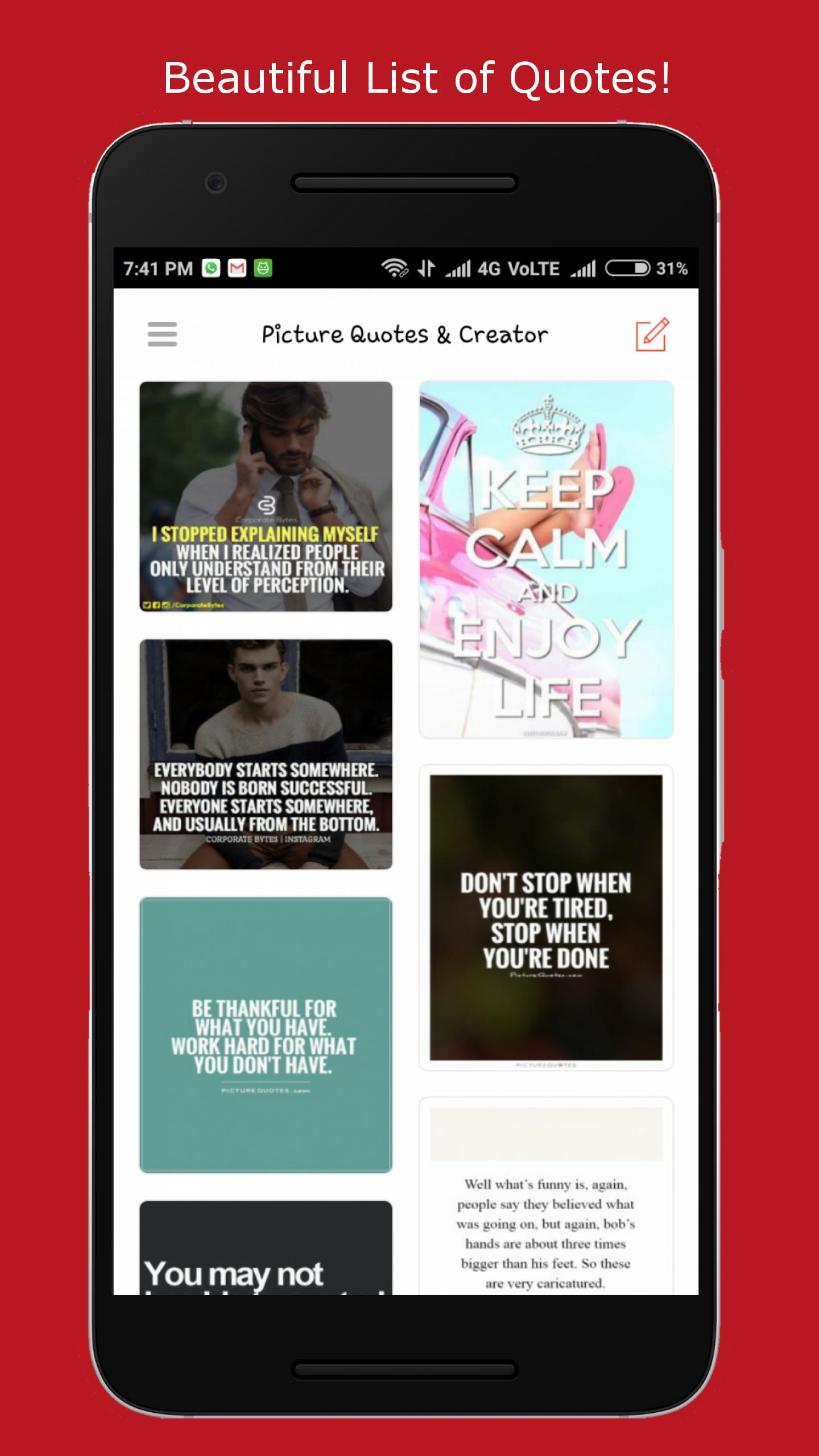 Picture Quotes and Creator for Android - APK Download