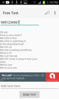 Free Text, Text anyone постер