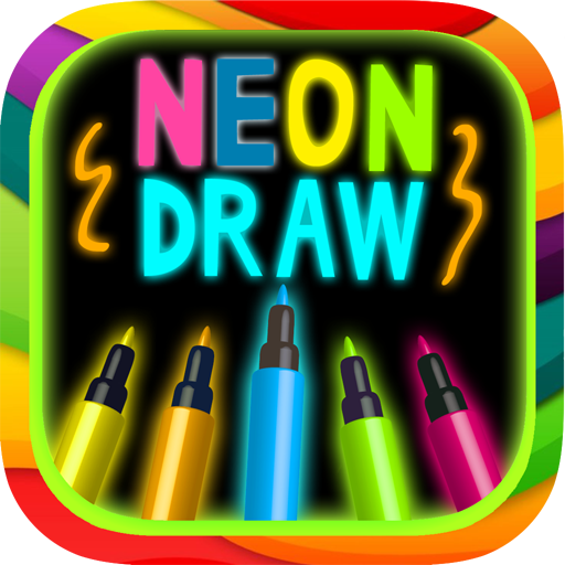 Malen und zeichnen mit Neon